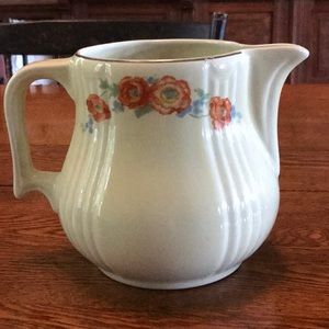 Vintage Hall Orange Poppy Pitcher